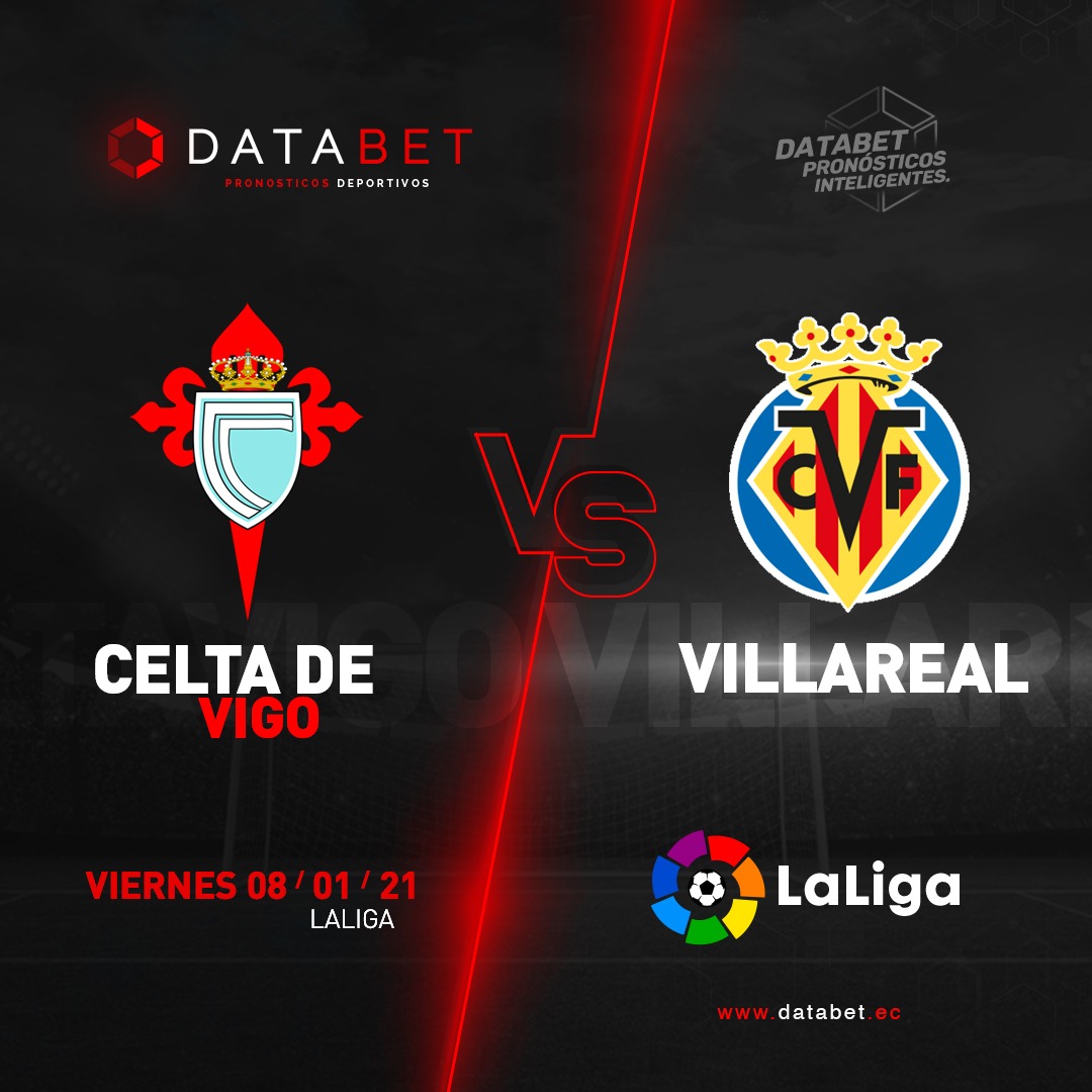 DatabetOficial's tweet photo. Celta de Vigo se enfrenta a Villarreal hoy viernes 8 de enero por la fecha 18 de LaLiga, en el Estadio Balaídos.
¿Cual es tu pronóstico para este encuentro?
#databet #LaLiga https://t.co/KN0jVnYjRD