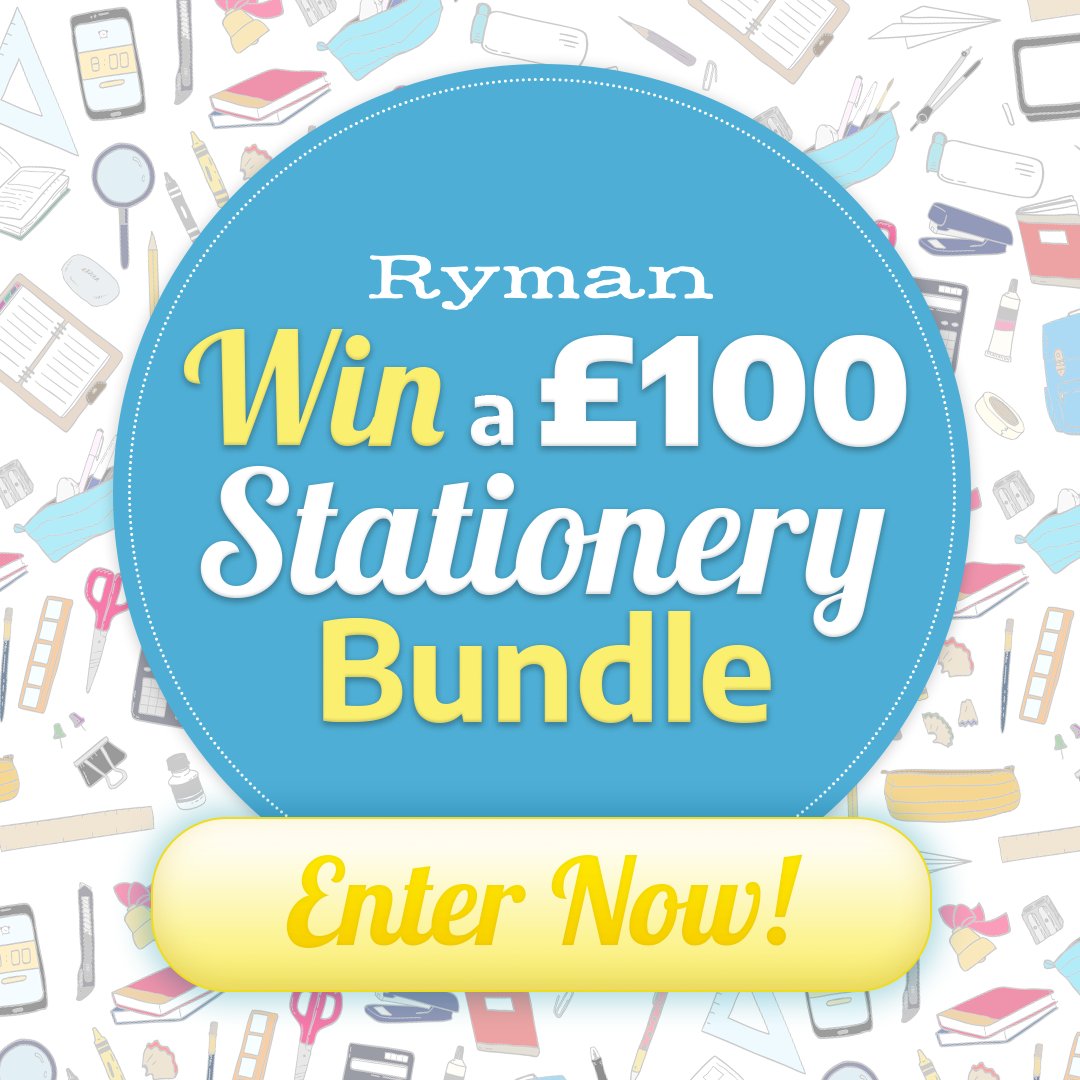 New year, new stationery - #WIN a Ryman £100 bundle in our fantastic new #COMPETITION! #FOLLOW us + LIKE to enter!✨ #Giveaway closes 25/01... good luck everyone! 👍