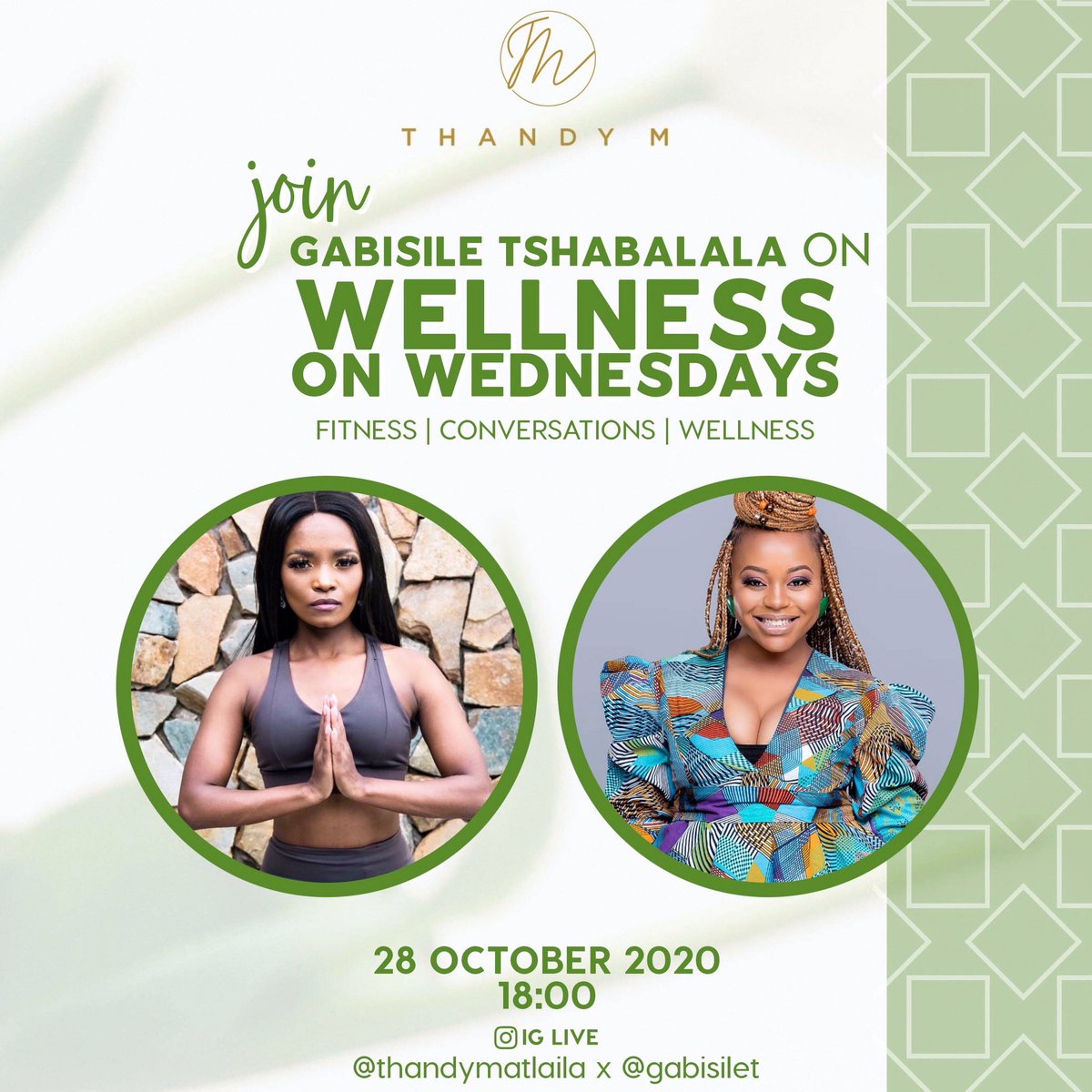 thandymatlaila's tweet photo. #FlashbackFriday
#WellnessOnWednesdays
#WOWSessions @gabisilet
https://t.co/OEkD59minR https://t.co/leQoHetTWj