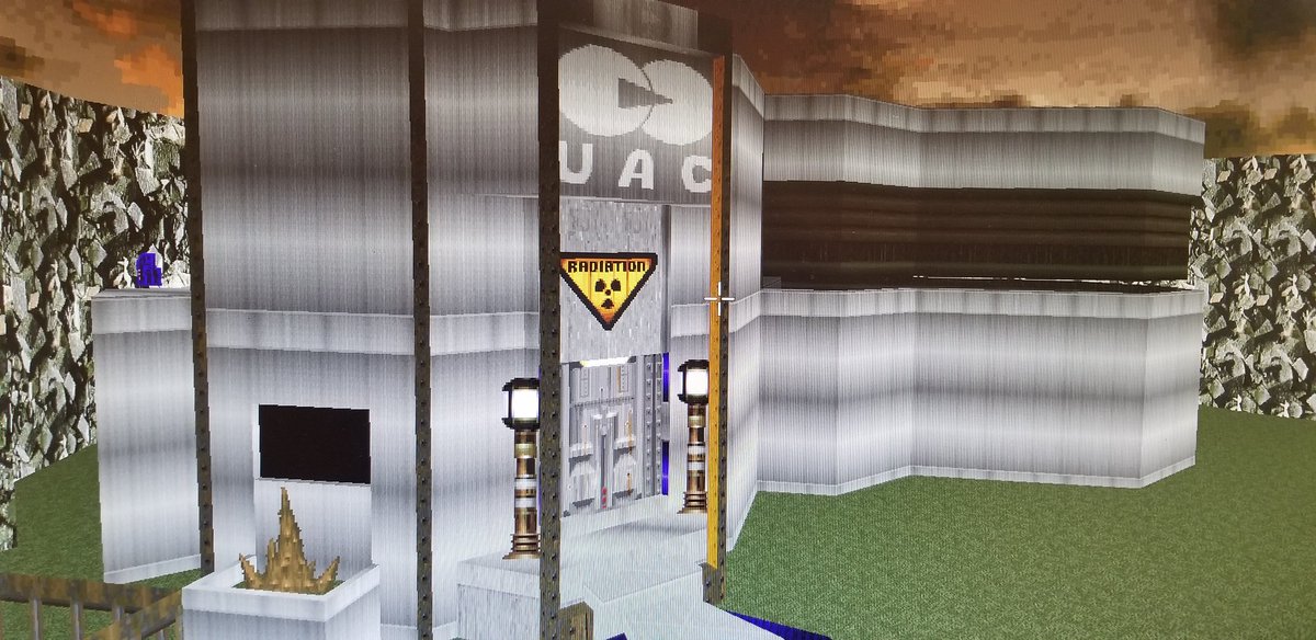 CraftNicks's tweet photo. Hobby side quest: My Doom Art-chitecture in my map... its the dungeon master in me #RETROGAMING #doomeditor #doom2 #ultimatedoombuilder #uac #silver #leveldesign #dungeonmasterlife #mapmaking https://t.co/xkbuQwLiSU