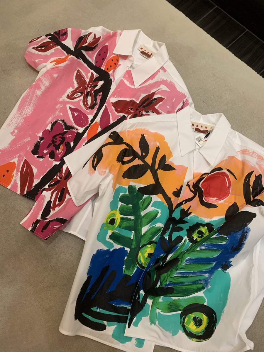 StreetFashion01's tweet photo. MARNI FW20 Shirts🖤 https://t.co/yyleuKVegg