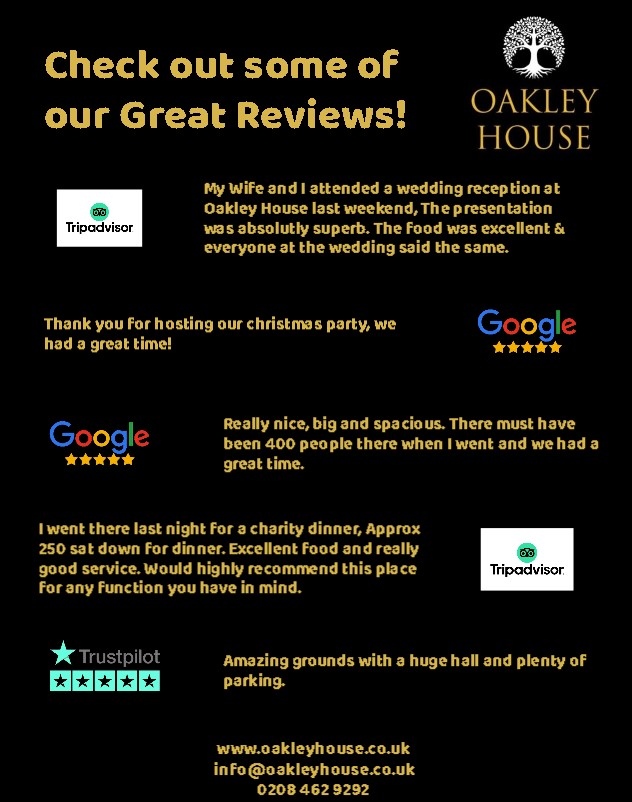 **Check out some of our great reviews** Book your Viewing today &amp; give us a Like &amp; Share! See You soon! 
#bromley #Kent #London #weddings #events #southeastlondon