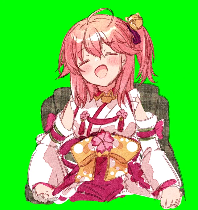 二人とも自由すぎて笑っちゃった!??
#miko_Art #できたてころね #みっころね 