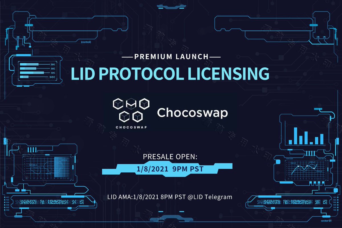 Choco_Swap's tweet photo. 📣📣📣CHOCO PRESALE LAUNCH.📣📣📣

GOOD NEWS! we are excited to announce $CHOCO presale launch with @LID_Protocol

PRESALE OPEN⏳: Jan. 8th, 9PM PST.

More details: https://t.co/1atHawXci8

Visit https://t.co/WD7wDFazzN to learn more about $Choco

#DeFi #cryptocurrencies #DEX https://t.co/F4vbgBSDUd