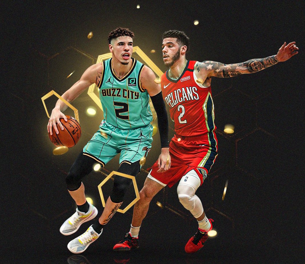 TheHoopCentral's tweet photo. Lonzo Ball and LaMelo Ball face off for the 1st time in their professional careers tonight. 🔥

I can’t wait.

(image via @hornets) https://t.co/nHioY4qWD9