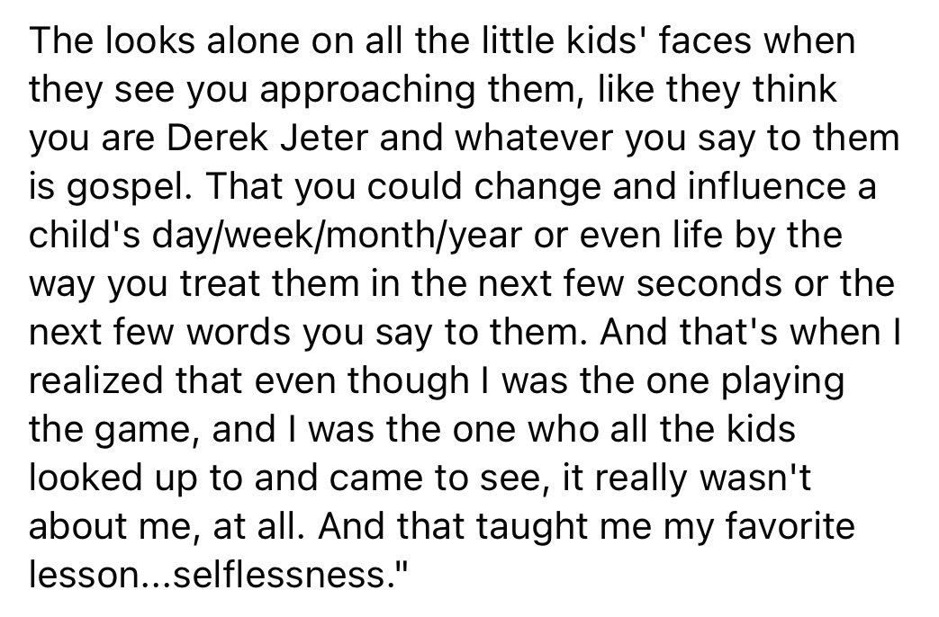 Not sure who wrote this...but life lessons summed up pretty darn well. #probaseball #lifelessons