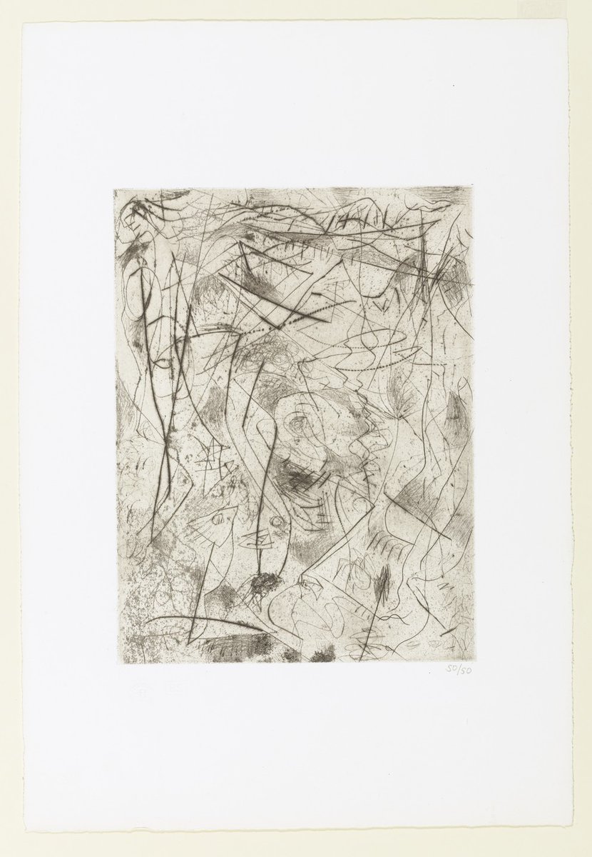 artistpollock's tweet photo. Untitled (6), Jackson Pollock, c. 1944–45, printed in 1967 https://t.co/UvBJlVtWKs #jacksonpollock #moma https://t.co/aOvbDpViPn