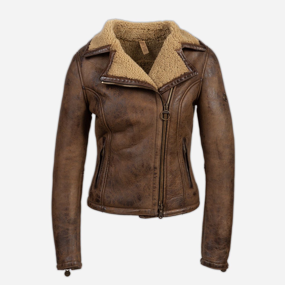 MatchlessLondon's tweet photo. We are glad to present the new Kate Shearling Blouson in 3 different colours: camouflage, brown and ottanio. Choose your favourite one.
 #matchless #matchlesslondon #lifestyle #bematchless #leatherjacket #iconicstyle #luxurystyle #shearlingjacket https://t.co/SQ0gwzT4UA
