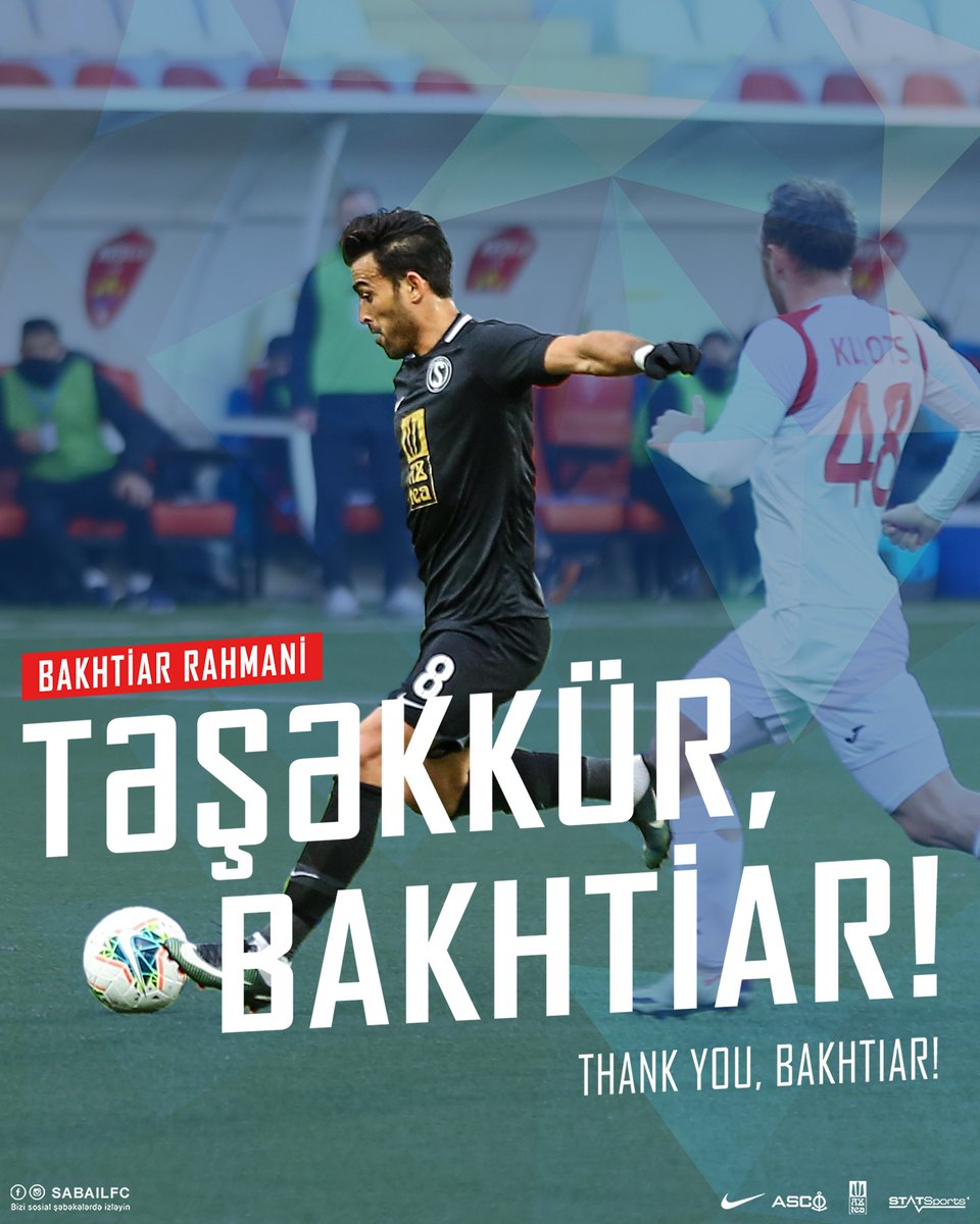 The contract of the player <a href="/bakhtiarrahman6/">bakhtiar rahmani</a> was terminated on the basis of the mutual agreement. Bakhtiar Rahmani is leaving the club as the free agent. Good luck in your future career and thanks from everyone at #SBLFC!
