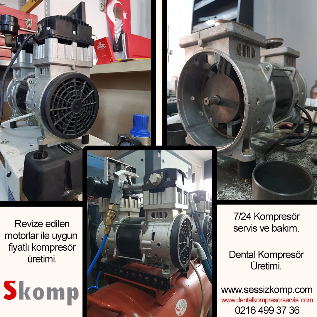 Yağsız, iyi ve temiz bir ortamda durduğu sürece çok az bakım gerektiren bu motorların dilinden en iyi biz anlıyoruz. Hem kabinli üretimini yaptığımız hemde revize ederek tekrar sektöre kazandırdığımız bu ürünlerin arkasında sadece biz varız. 

#dişhekimi #ambalaj #dental