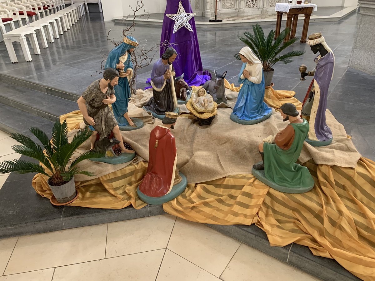 BishopDNulty's tweet photo. A suggestion this morning while celebrating Mass in @AskeaParish that all in @KANDLEi might leave our cribs in our churches and homes up for the month of January, as a message of solidarity, encouragement and hope during #COVID19 lockdown @CathNewsIreland https://t.co/d02KW7qpZR
