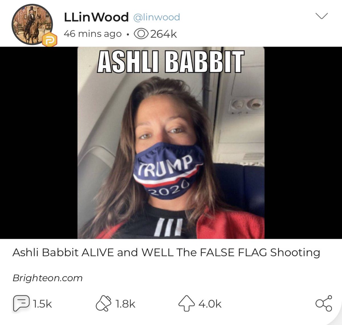 2 - entire focus of MSM and world media goes there. They get a chance to demonise Trump supporters.  A lady is shot.