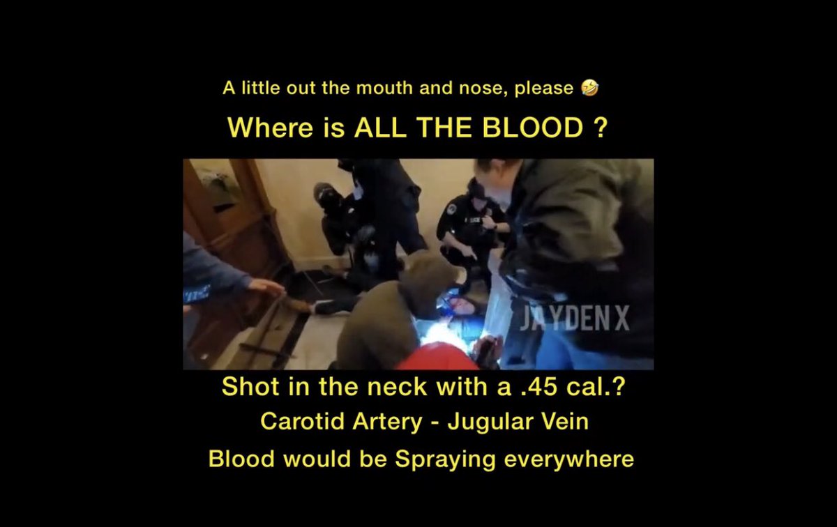 2 - entire focus of MSM and world media goes there. They get a chance to demonise Trump supporters.  A lady is shot.