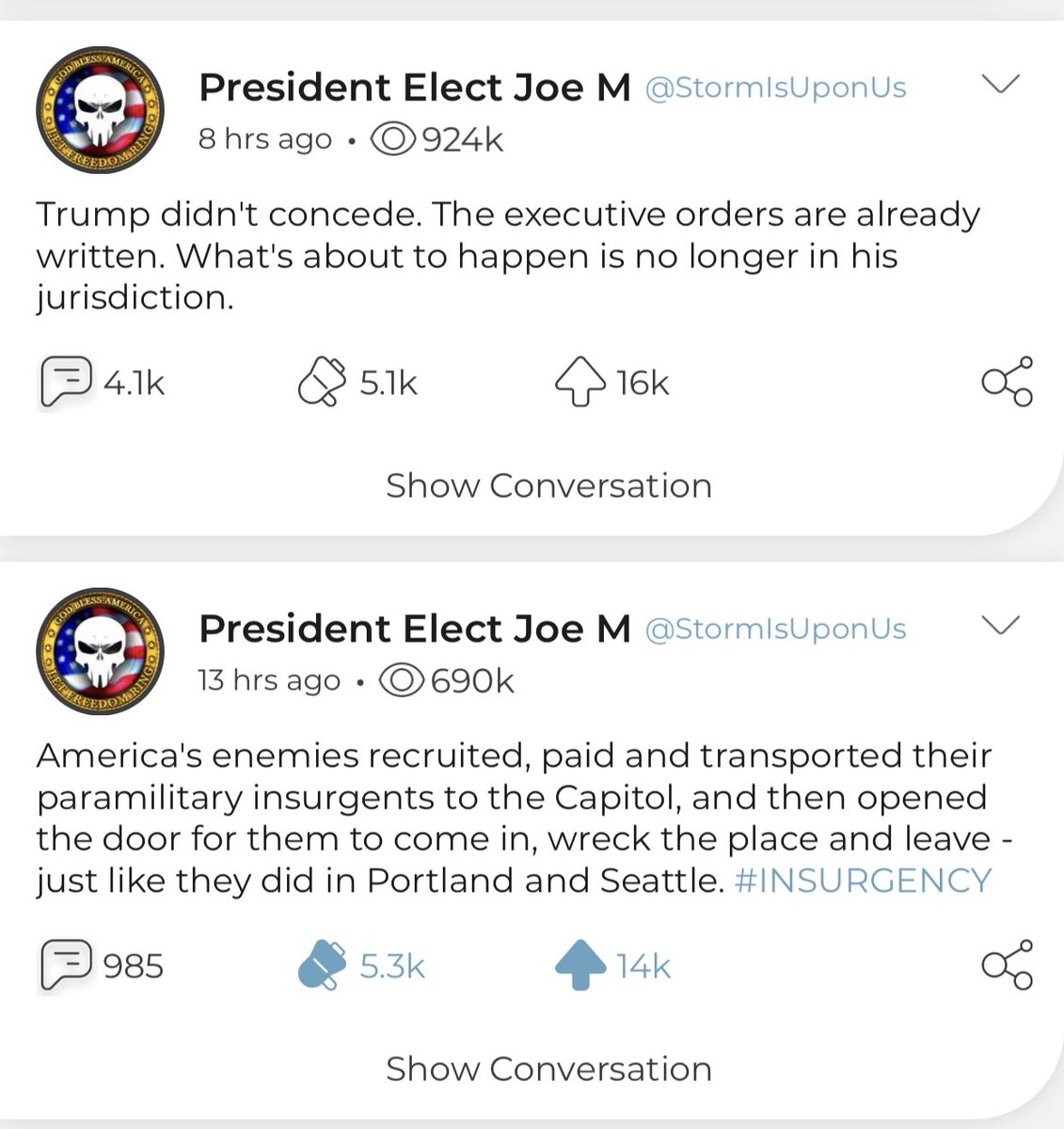 5- The stage had to be 6th Jan for something huge. And the worlds attention was there. And the mainstream media also cover it (the breach). Was it a big trap. The next emergency broadcast Trump foes could Trump the world. He has been very calm all along