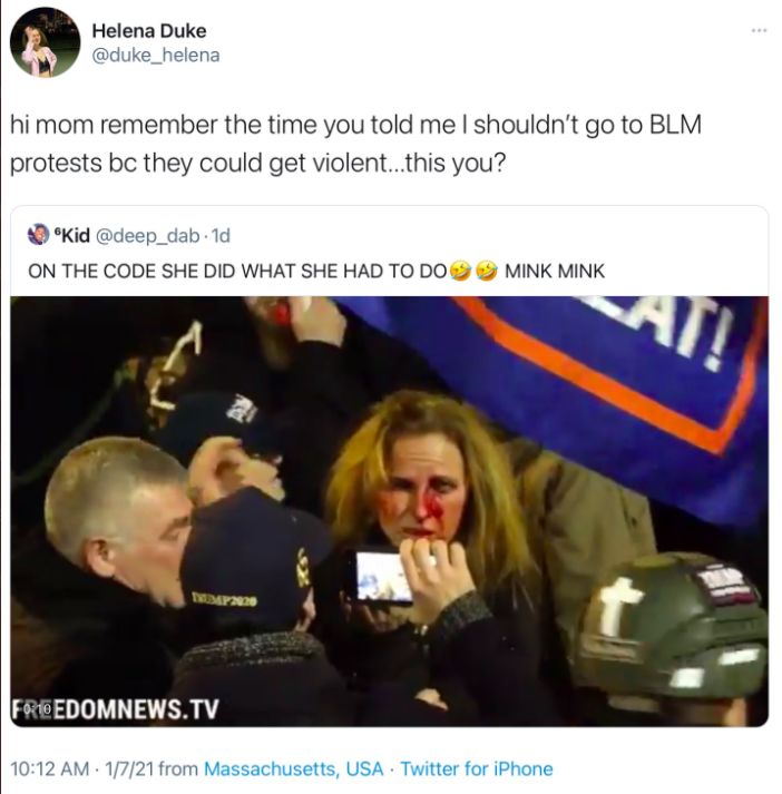 AynRandPaulRyan's tweet photo. @duke_helena Holy shit, you "this youd" your mother. 😭🤣
@duke_helena you are a goddamn treasure. https://t.co/nXjZsVYuAW