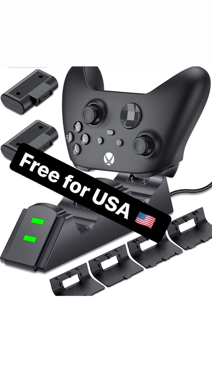 sheri_freebies's tweet photo. XBOX  one controller charger
for F-r-e-e
Fre* for USA 🇺🇸 
Pu*chase->R*view->r*fund 
Dm for more details https://t.co/4COqzY8ups