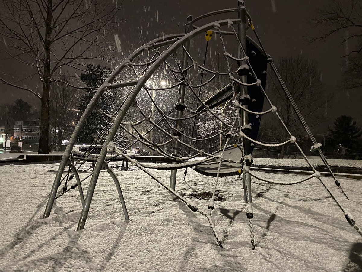 We’re following winter weather Friday on <a href="/WSPA7/">WSPA 7NEWS</a> #CarolinaMorning ❄️❄️❄️ <a href="/CScarpelliTV/">Christine Scarpelli</a> <a href="/goodphotog/">Ryan Goodman</a>  are at Aston Park in Asheville.