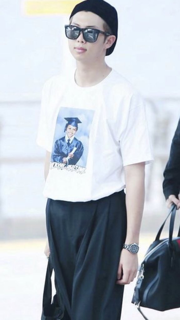Namjoon’s airport fashion — a thread