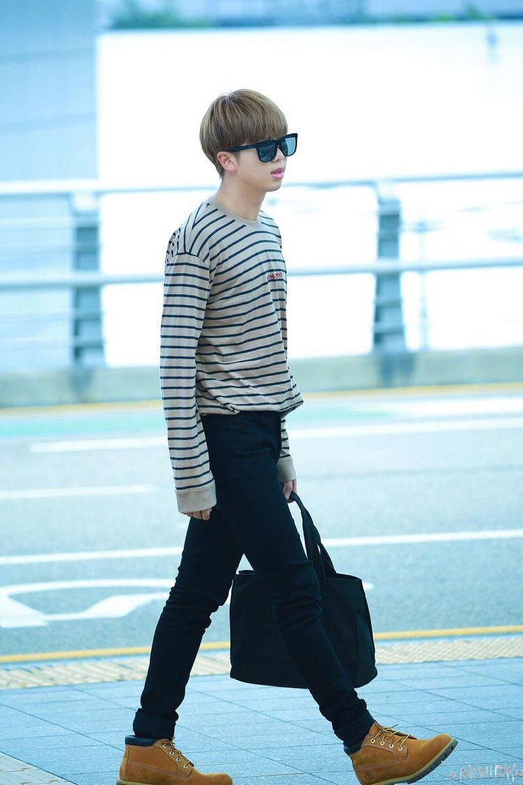 Namjoon’s airport fashion — a thread