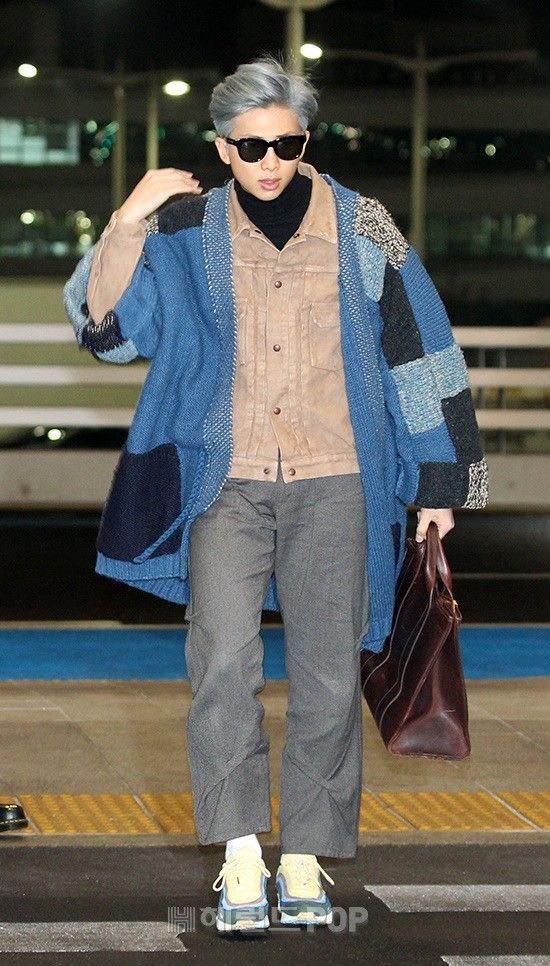 Namjoon’s airport fashion — a thread