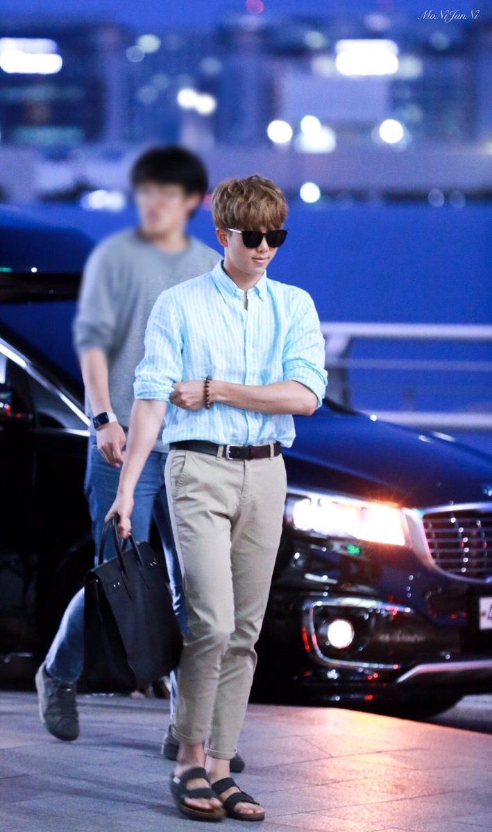 Namjoon’s airport fashion — a thread
