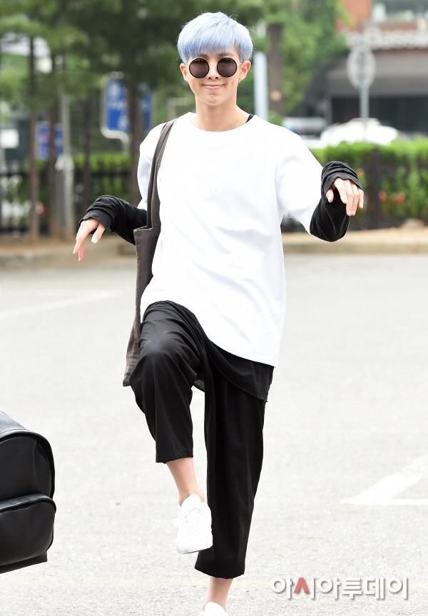 Namjoon’s airport fashion — a thread
