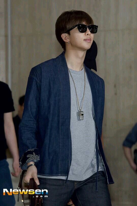 Namjoon’s airport fashion — a thread