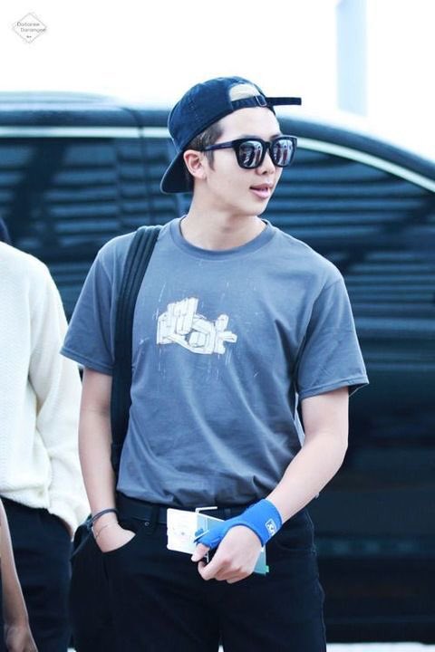 Namjoon’s airport fashion — a thread