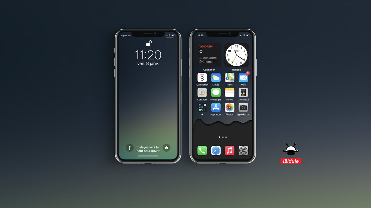 _iBidule's tweet photo. Setup on iPhone X today
#iOS144beta

Wallpapers by me

***** RT &amp; Follow for more... ***** https://t.co/bowwnc7AIs