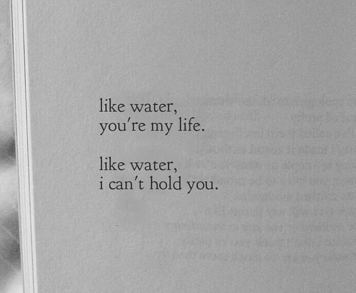 PoemHeaven's tweet image. like water.