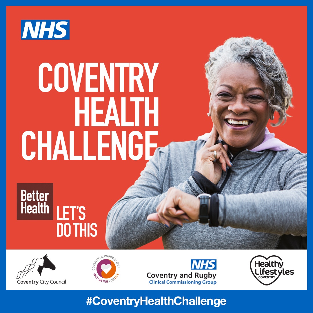 CovSport's tweet photo. Did you hear about the #CoventryHealthChallenge? Make your pledge today!
It’s all about prioritising your physical health and setting goals for ourselves.
Find out more and commit just one thing today➡️ https://t.co/kTUhG8KFiP
#KeepCoventryMoving https://t.co/1P19JGBJ5a