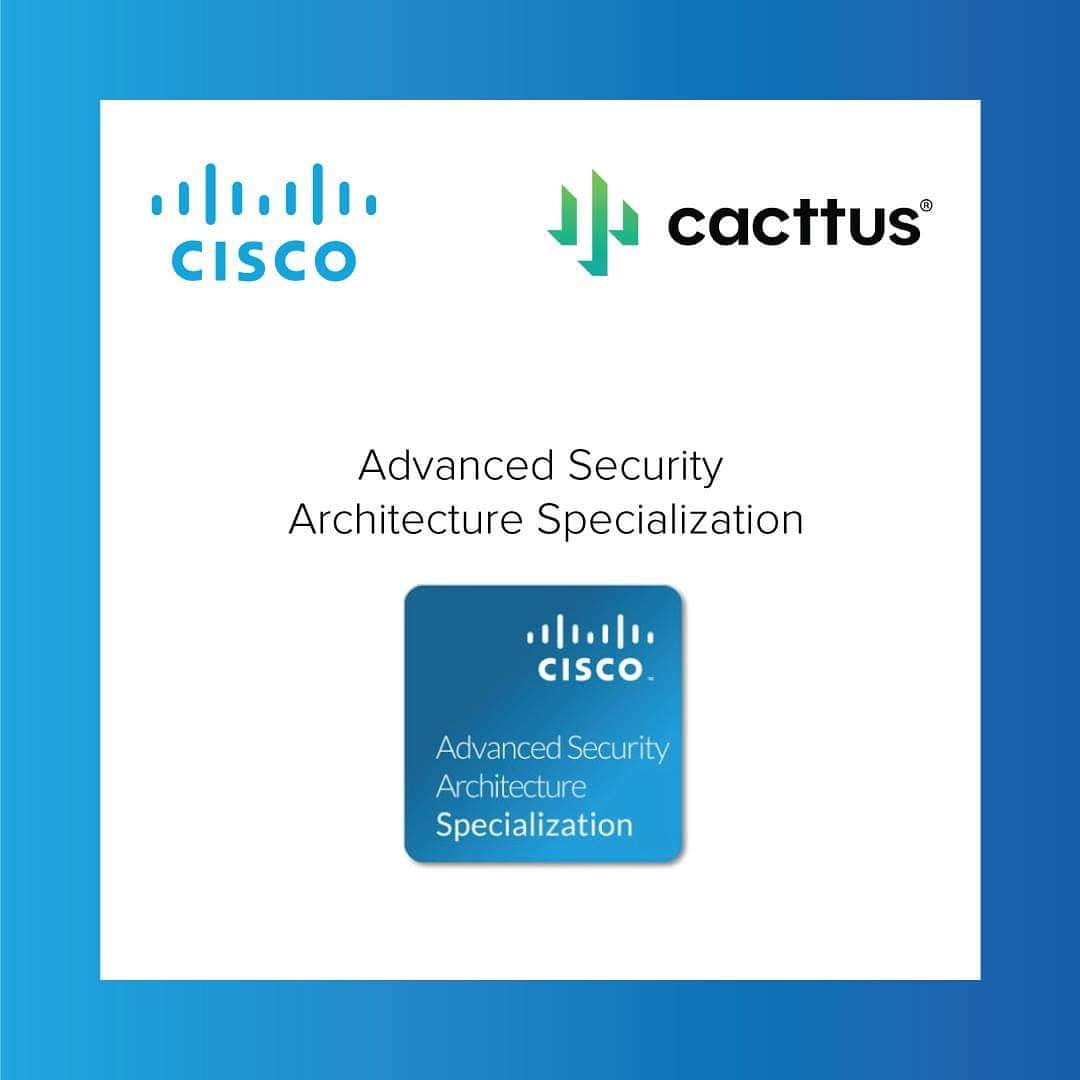 Cacttus_Sha's tweet photo. CACTTUS arrin nivelin e "Advanced Security Architecture Specialization" në partneritetin e tij me Cisco.
Ne jemi krenar të ju njoftojmë që #CACTTUS ka arritur specializimin në Cisco për “Advanced Security Architecture Specialization “.
#Cisco #ciscopartner https://t.co/u7N1SNy6sf