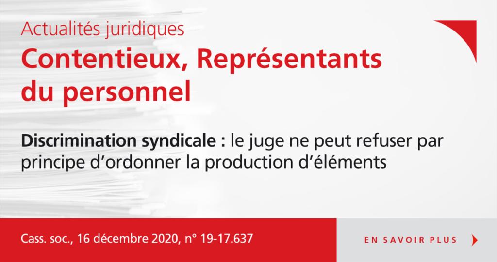 CapstanAvocats's tweet photo. #CapstanXsocial : #Discriminationsyndicale : le #juge ne peut refuser par principe d’ordonner la production d’éléments. https://t.co/1DoMJymWq6

ℹ️ Retrouvez plus d'actualités juridiques sur #CapstanNews 📲https://t.co/VFYs51rjYY

#droitsocial #contentieux #IRP #employeur #RH https://t.co/0mBypCiFFC