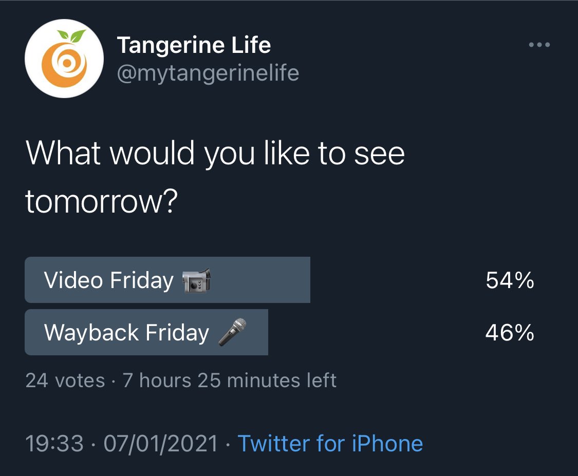 TangerinAfrica's tweet photo. Twitter says #VideoFriday
Instagram says #WaybackFriday
So letβs begin the video thread. https://t.co/TXxCZt8m3Q