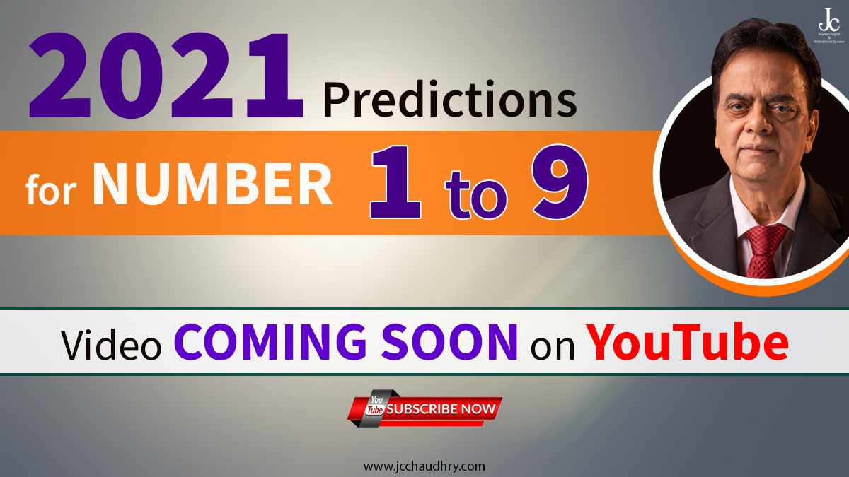 jc_chaudhry's tweet photo. Exciting News!
2021 predictions for people based on your date of birth by JC Chaudhry. Check our YouTube channel
https://t.co/VyEkR2q9iy
#JCChaudhry #PsychicNumberReading #FutureReading #PersonalNumerology #NameNumerology #DateOfBirth #Numerologist #numerology #predictions https://t.co/XgRzgyRiKU