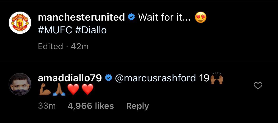 ManUtdInPidgin's tweet image. Amadioha 🔥 

AD19 🤝 MR19