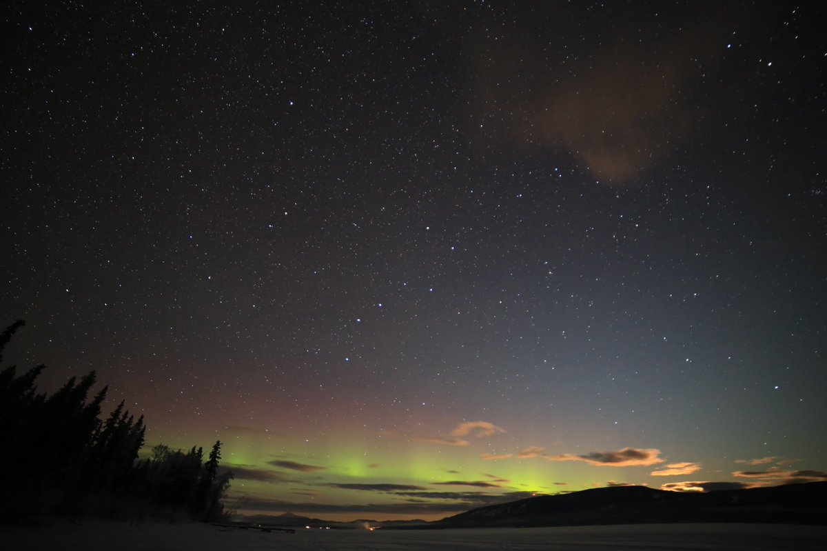 digitgiyaa's tweet photo. Kp3 Visible with out the camera 📸✨❄️💥 #Tagish #Aurorahunting #Yukon https://t.co/2HPlhP5Gco