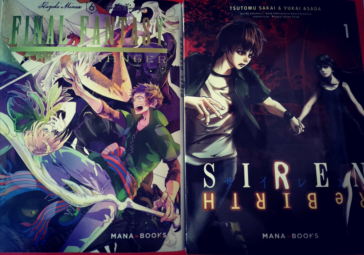 Yuuka_Moon's tweet photo. Derniers achats de chez @Mana_Books_ ❤️.
Agréablement surprise par le premier tome de #SirenRebirth ⭐.
Prochaine étape : Ni No Kuni 😊. https://t.co/RQNKpipxtz