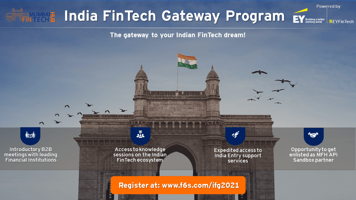 _GoGlobal_'s tweet photo. We are excited to partner with @MumFinTechHub and @EY_India for their virtual “India FinTech Gateway” program. Register here if you are looking to expand you FinTech business in India - https://t.co/HgVvttyziN
#IFG #MFH #EYFinTech #fintechindia https://t.co/6Fv4MYR5Jj