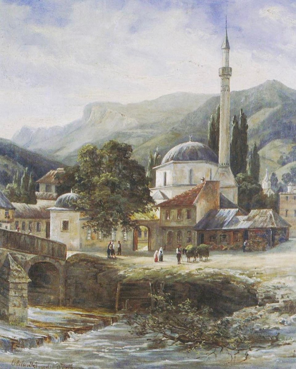 British diplomat, travel writer & the authority on the Ottoman Empire Sir Paul Rycaut (1629 - 1700) wrote about recently islamized Croats of Bosnia who still "read The gospel in Croatian langauge, obtaining it from Moravia & neighboring Dubrovnik"1/3