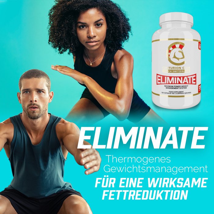 rtlsupplements's tweet image. Eliminate verbessert den Stoffwechsel, erhöht die Körpertemperatur 🔥 und unterstützt dich so, effizienter Körperfett zu reduzieren 💥
Speziell jetzt, im Lockdown, hilft jede Unterstützung... bei Fragen helfe ich gerne! 📧 info@centurionclubnutrition.ch
🛒 centurionclubnutrition.ch