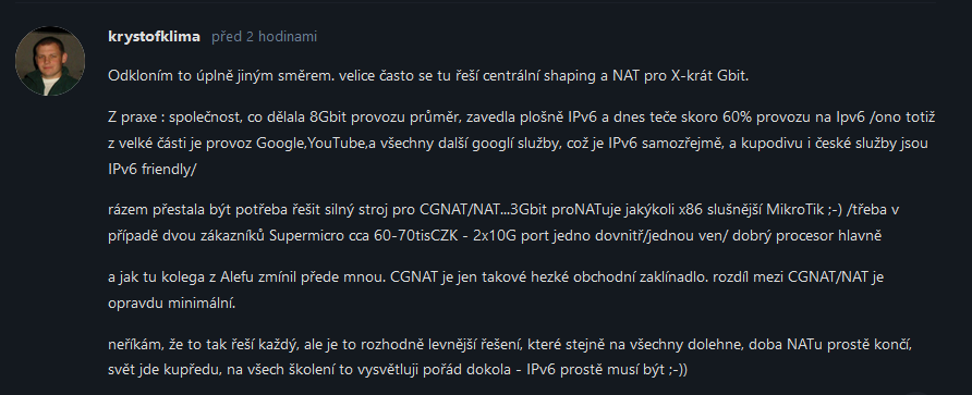 fang_cz's tweet photo. Vytesat do kamene, přestaňte mylí ISPíci co nemáte IPv6 furt brečet že to nejde problém je ve vás samotných.
#ipv6 #ipv6excuses https://t.co/ljMEz1UAAW