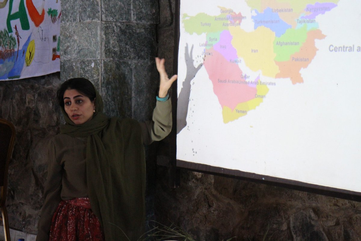 Ghanimat’s PhD thesis was on the biocultural richness of Indigenous lands, such as sacred mountains & rivers, berry picking areas, and places where medicinal plants are harvested. Ghanimat was an expert in mapping these critical areas of both ecological & cultural significance 5/