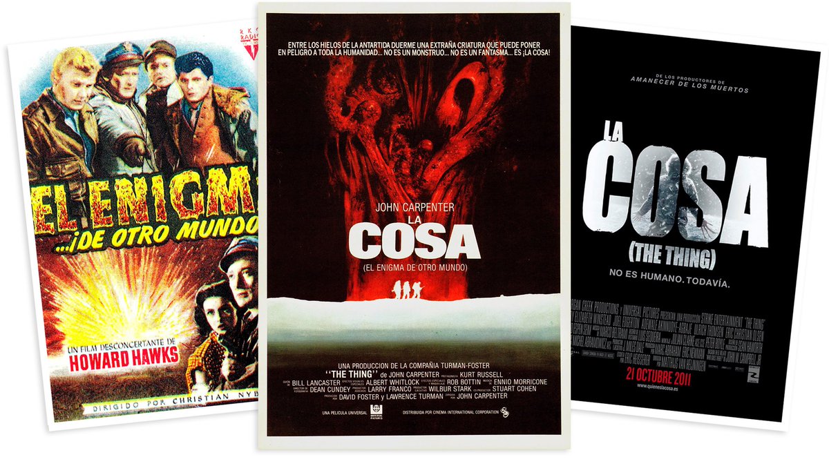 Antiegos's tweet photo. NUEVO PROGRAMA SOBRE "La Cosa", de John Carpenter. Además, charlamos sobre la novela original de John W. Campbell y os contamos muchas anécdotas y cosas curiosas de la creación de todas estas películas. https://t.co/qxXbJQbunf https://t.co/eLEmqvYjOb