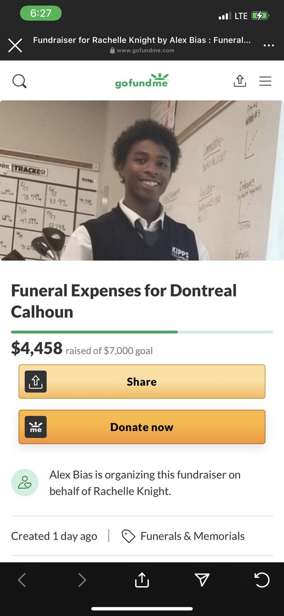yesitsa2's tweet photo. hi guys, this tweet probably won’t blow up but we are currently trying to raise enough money for dontreal’s family to put him to rest. if anybody could donate anything then it would be greatly appreciated for his family at this time. anything helps❤️ https://t.co/7aZfu9Hw6E