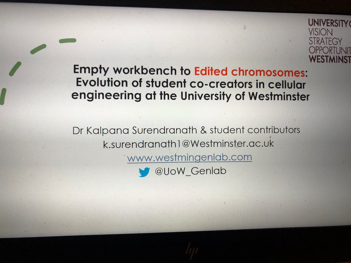 drkalraj31_s's tweet photo. #Studentstars Fantastic team talk by our junior and senior Gene editors @RoyalSocBio HUBS event. Our students and the QHT Gene editors programme got a special appreciation in the workshop 💐💐💐@UoW_Genlab @UoW_Research https://t.co/PhQ5YkuYba