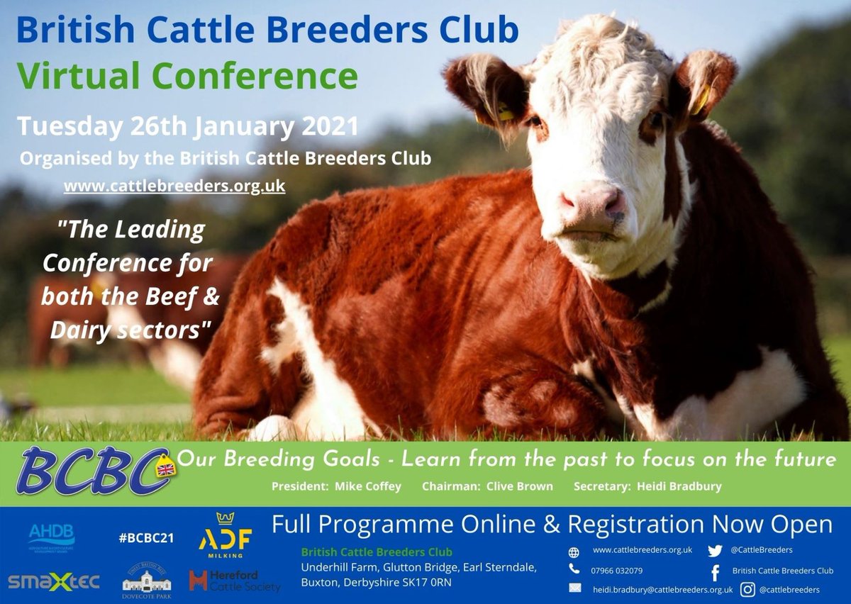 CattleBreeders's tweet photo. Still time to register for #BCBC21 See & hear from our FANTASTIC line-up of beef speakers @REB_Grazing @Sarahpick51Pick @MarkYoungCIEL1 @TheAHDB @BioBeef @GHGGuru and more.... https://t.co/h7261CCJkZ #teambeef #research #nuffieldscholars #genomeediting #rethinkmethane #science https://t.co/9yA09TnCJB