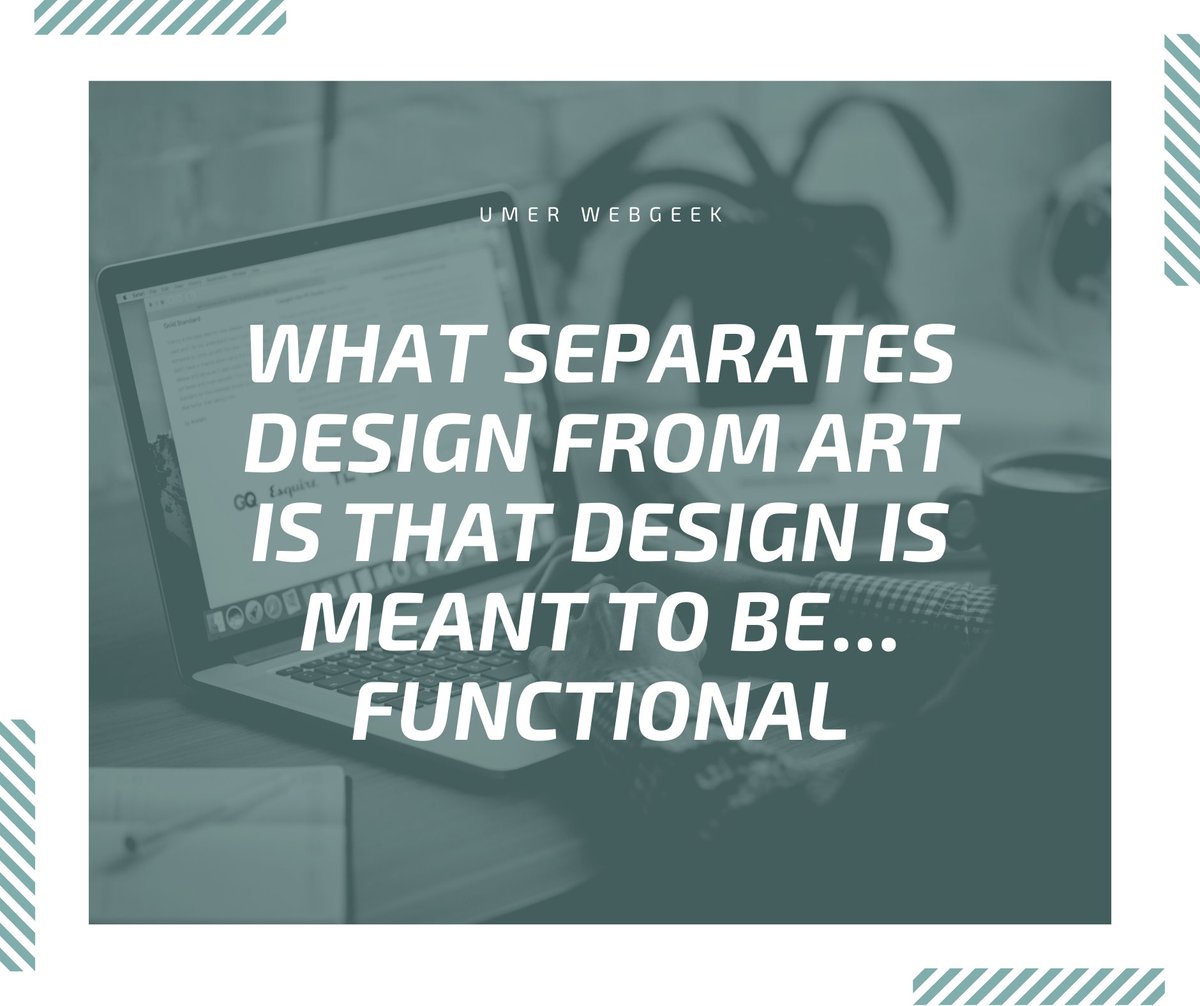 umerwebgeek's tweet image. &quot;What separates design from art is that design is meant to be… functional&quot;

#umerwebgeek #wordpresstraining #wordpressthemedevelopers #wordpressthemedevelopment #wordpresssupport #wordpresstutorials #wordpress #wordpressblog #wordpressdeveloper #wordpresshosting
