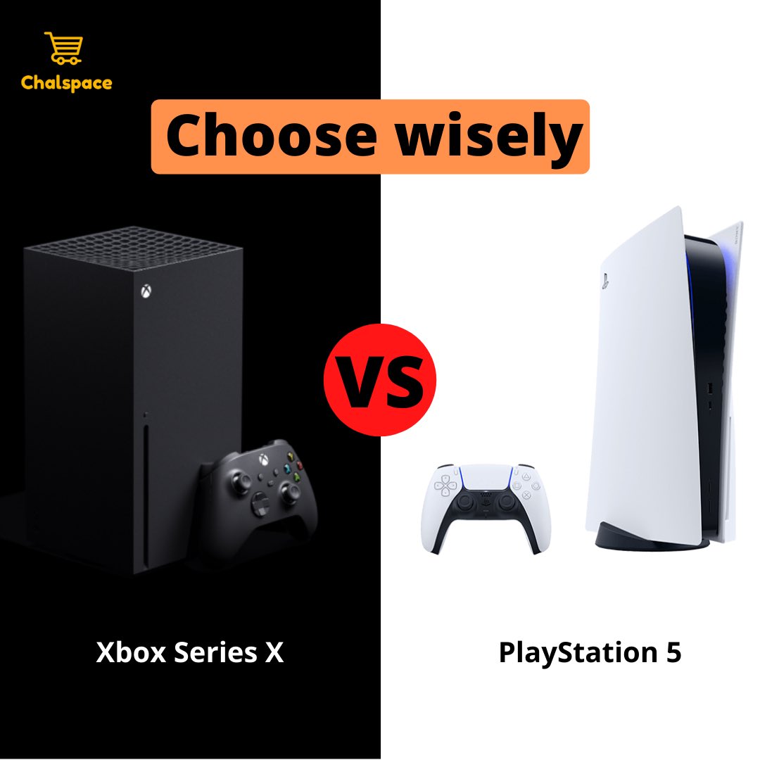 chalspace's tweet image. Which would you rather have?

Shop the Xbox Series X and the PlayStation 5 on Chalspace.com

#Chalspace #ConsoleWars