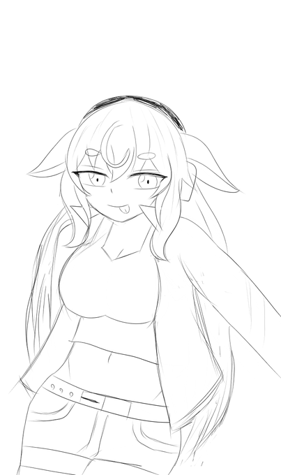 パンクな感じのやつ描きたい 